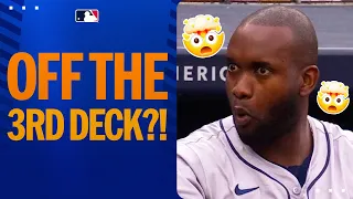 A REACTION FOR THE AGES! A LONG home run off the 3rd deck caused Yordan Alvarez to react like this 🤯