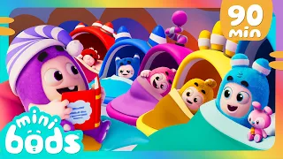 Bedtime Stories with Jeff 💤 | 🌈 Minibods 🌈 | Preschool Cartoons for Toddlers