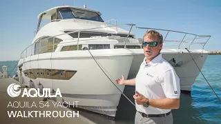 Aquila 54 | Full In-Depth Walkthrough | Yacht Power Catamaran