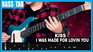 【KISS】[ I Was Made For Lovin' You ] cover by Cesar | LESSON | BASS TAB