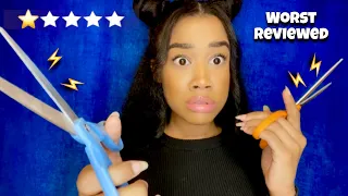 [ASMR] Fast & Aggressive Haircut Role-play Worst Reviewed Edition(Fast ASMR)⚡️✂️