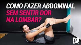 Como fazer abdominal sem sentir dor na lombar | Lari Chagas