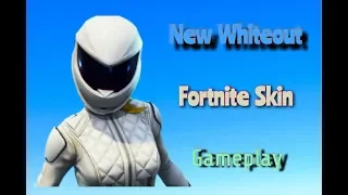 New Whiteout Fortnite Skin Gameplay (Fortnite Mobile)