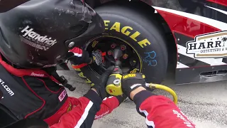 Rear tire changer #51 Jeremy Clements GoPro Helment Cam