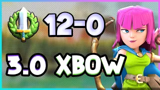 FULL 12-0 Classic Challenge with 3.0 Xbow Cycle (#12)! — Clash Royale