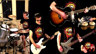 Used To Love Her - Guns N' Roses Guitar (Solo) Bass Drum Cover + Tabs