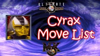 UMK3 / MK3 - Cyrax Move List