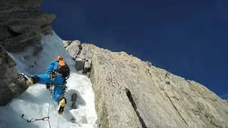 Goulotte Nonestop Mont-Blanc du Tacul Chamonix Mont-Blanc montagne alpinisme escalade