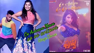 Oo Antava.. Oo Oo Antava - Stage Dance | Pushpa Songs