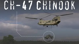 U.S. Soldiers Train Sling Loads With Boeing CH-47 Chinook Helicopter [4K]