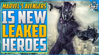 Marvel's Avengers 15 LEAKED PLAYABLE CHARACTERS - COMING SOON