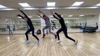 Dance Team Tutberidze with Aleksey Zheleznikov. Maya Khromykh, Sofia Akatyeva, Moris Kvitelashvili