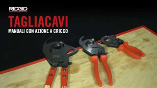 RIDGID Tagliacavi con azione a cricco