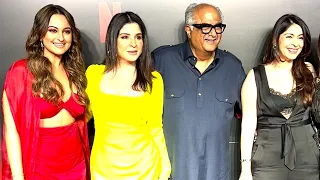 Double XL Fame Sonakshi Sinha & Boney Kapoor,Bhawna Pandey,Maheep Kapoor & Seema Sachdeva at YRF