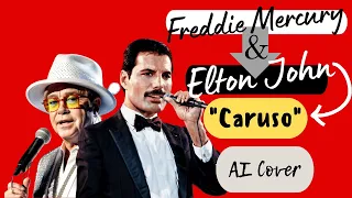 Freddie Mercury & Elton John Reimagine 'Caruso'. ( AI Cover)