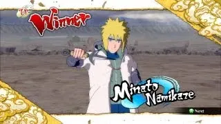 Naruto Ultimate Ninja Storm 3 Minato Namikaze Complete Moveset with Command List