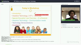 Assistive Technology Webinar/Workshop