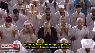 Dua qunoot à la Mecque par le Sheikh Sudais sous titre Français