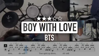 [Lv.12] Boy with Love (작은 것들을 위한 시) -  BTS | K-POP Drum Cover (★★★☆☆)