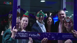 FinTech Futures and FinTech B2B Marketing CMO roundtable and Christmas networking party video