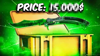 He unboxed a $15k EMERALD Knife...