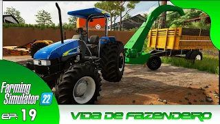 COMPREI UMA CATA CAPIM PARA MIM TRATAR AS VACAS! | FARMING SIMULATOR 22 #19