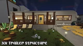 30K Trailer Structure Tutorial || Bloxburg 🏡 (MORE INFO IN DESCP)