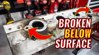 How To Remove Broken Exhaust Manifold Bolts [LS HEADS and More]