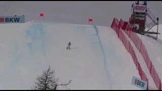 Martin KHuber Sturz Genickbruch St. Moritz Accident crash 2017