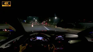 2011-2017 Audi A6 C7 - ASMR POV Night Drive (4K)