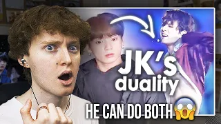 HE CAN DO BOTH! (When Jungkook's Duality hits you | Reaction)