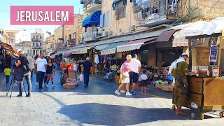 [4K] Jerusalem, Mahane Yehuda Market, Israel