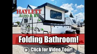 BATHROOM! 2020 Rockwood A214HW Used Only 3 Times Rockwood A-Frame Highwall Pop Up Fold Down Camper