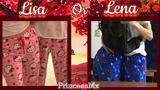 LISA OR LENA💕💞FASHION OUTFITS & AESTHETIC FOODS(COUPLES)🍨🍰✨️🎀💗