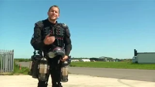 Britain's "Iron Man" breaks his own jet-suit speed record