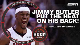 Jimmy Butler put the Heat on his back in Game 4! The Hoop Collective reacts to his 56-PT night 😤