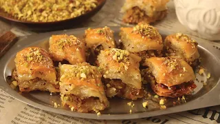 Turkish Dessert Baklava 😍 Recipe By Chef Hafsa