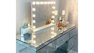 Best Makeup Mirror | Hansong Large Vanity Mirror with Lights | Makeup Mirror | Lighted Vanity Mirror