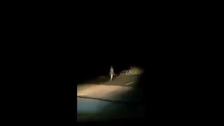 strange thing walking on the road 😱😱 //alien ya ghost 😱😱 // #strange_thing #alien #ghost