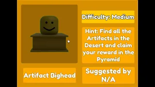 How to get the Artifact Bighead - Find the Big Heads [Roblox]