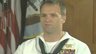 The 2007 Sailor of the Year David Hansen