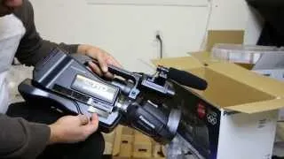 Panasonic AG-AC8 unboxing and sample footage