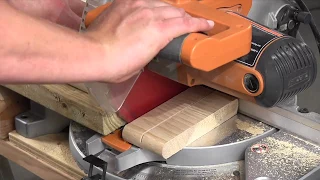 How to Cut a Wide Board with a Miter Saw