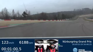 RN #1 Onboard video Nürburgring Grand Prix, PORSCHE CAYMAN, 01:34.558