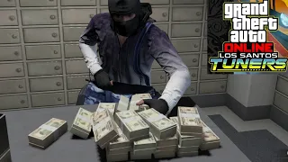 Robbing 6 Fleeca Banks in the Bank Contract - GTA 5 Online Los Santos Tuners ($178,000) Fleeca Job
