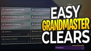 How To Beat ALL Grandmaster Nightfalls In Season 19 (Gilded Conqueror)