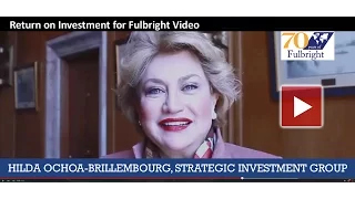 ROI of Fulbright, Interview with Hilda Ochoa-Brillembourg