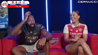 AFTV react to Martinelli goal, Arsenal 4-2 Leicester