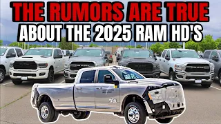 The Rumors Are True Regarding The 5th Gen 2025 RAM HD's...