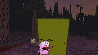 Siren Head Scares Courage The Cowardly Dog | Unnerving Images | Trevor Henderson